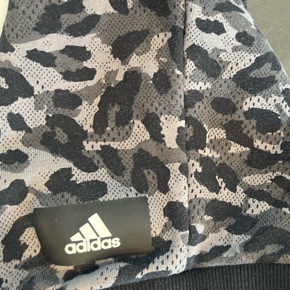 Women's Adidas Sportswear Leopard Print Sweatshirt (Small) - Picture 7 of 7